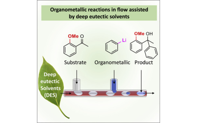 低共熔溶劑輔助下的常溫流動(dòng)中連續(xù)、穩(wěn)定、安全的有機(jī)金屬反應(yīng)